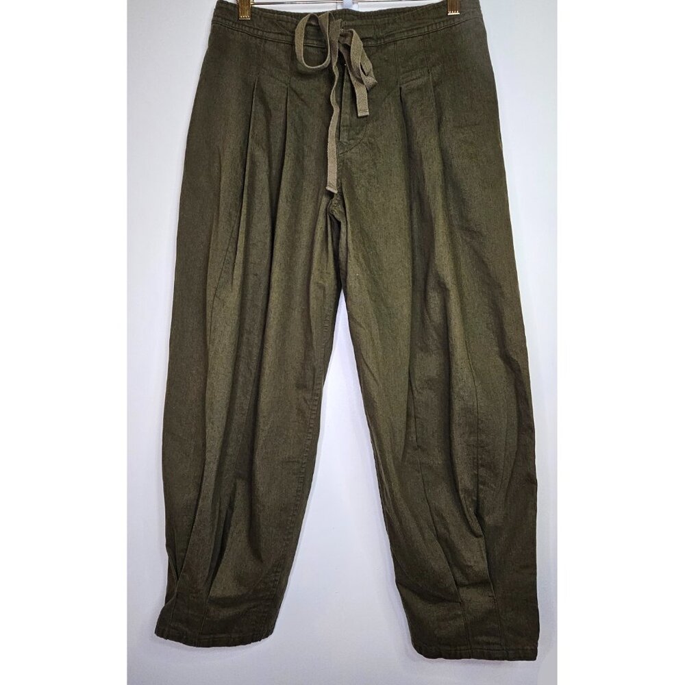 Y’s by Yohji Yamamoto Trouser Balloon Pants Olive Army Green Khakis S
